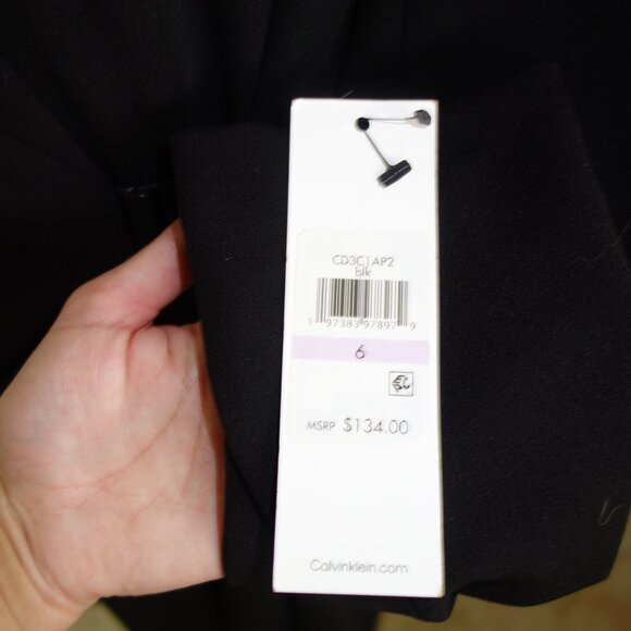 Elon Musk Pin Blazer - Women`s Version Dress - Calvin Klein- size 6 - NEW - Picture 11 of 16